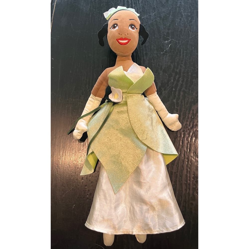 Disney Store Tiana Plush The Princess and Theβ Frog 20" Very Clean